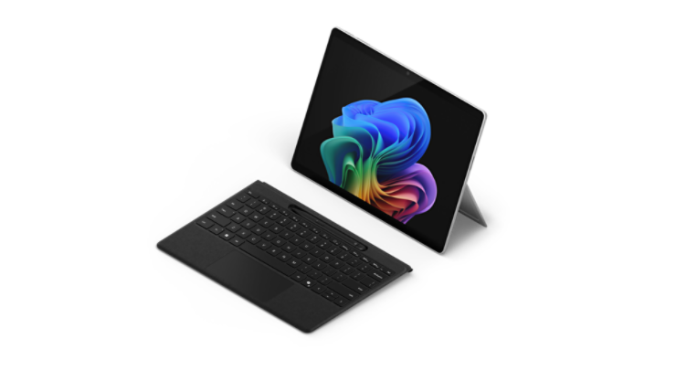 Weergave van Surface Pro