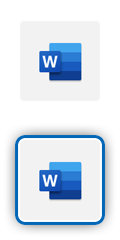 Емблема на Microsoft Word