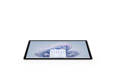 Een achteraanzicht van de Surface Studio 2+, waarbij het scharnier duidelijk zichtbaar is.