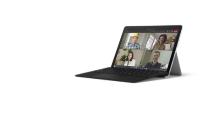 Surface Go 4 kannettavan tietokoneen tilassa