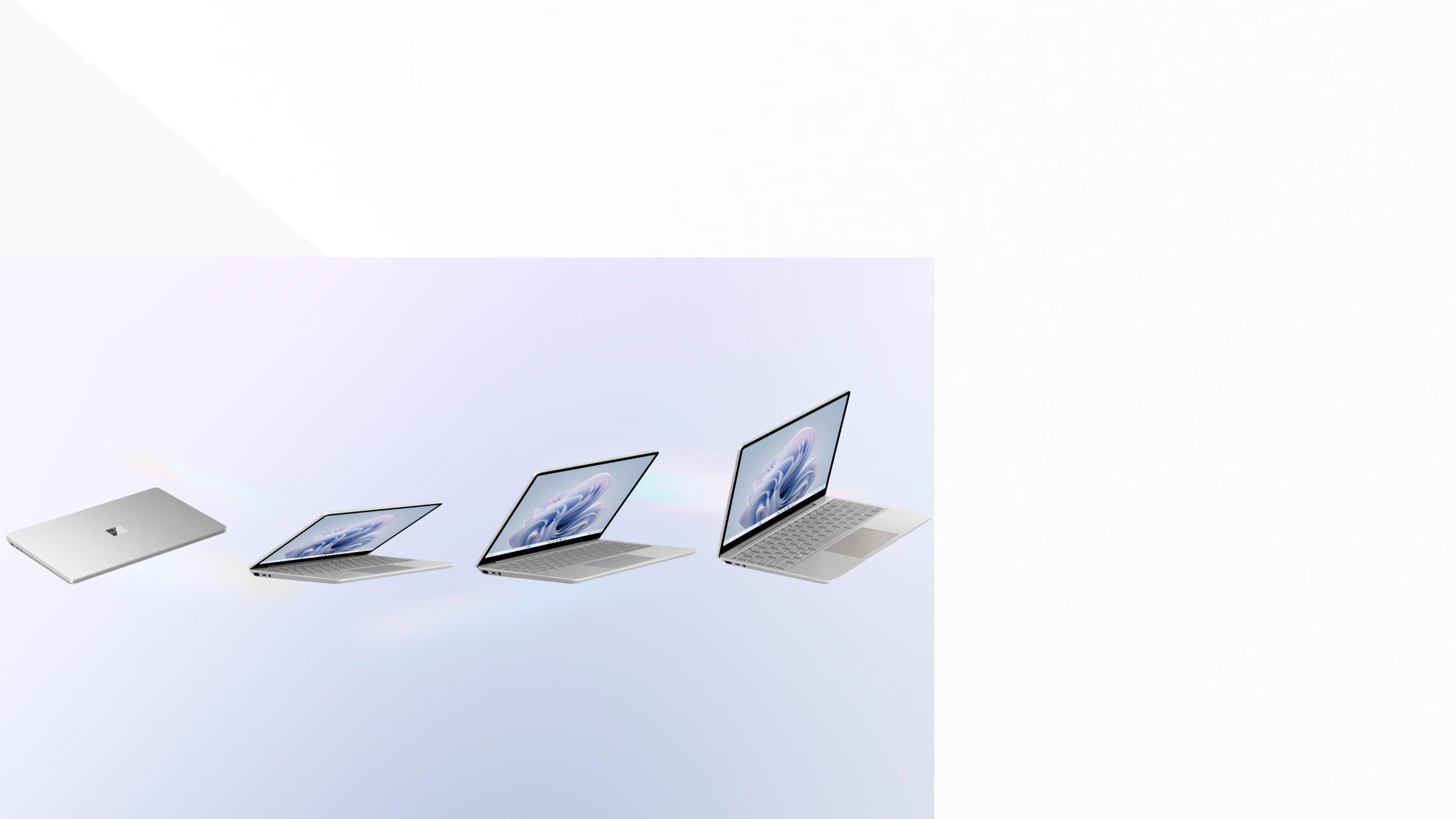 Imej pegun daripada video produk Surface Laptop Go 3 platinum.