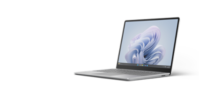 Näkymä sivukulmasta Surface Laptop Go 3 -laitteesta