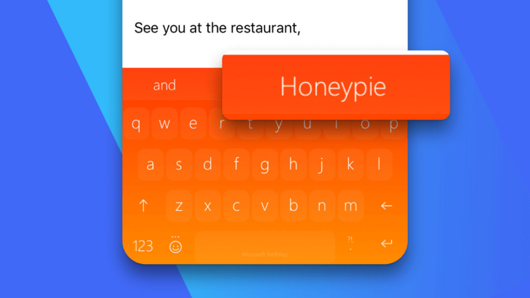 SwiftKey suggesting your next word