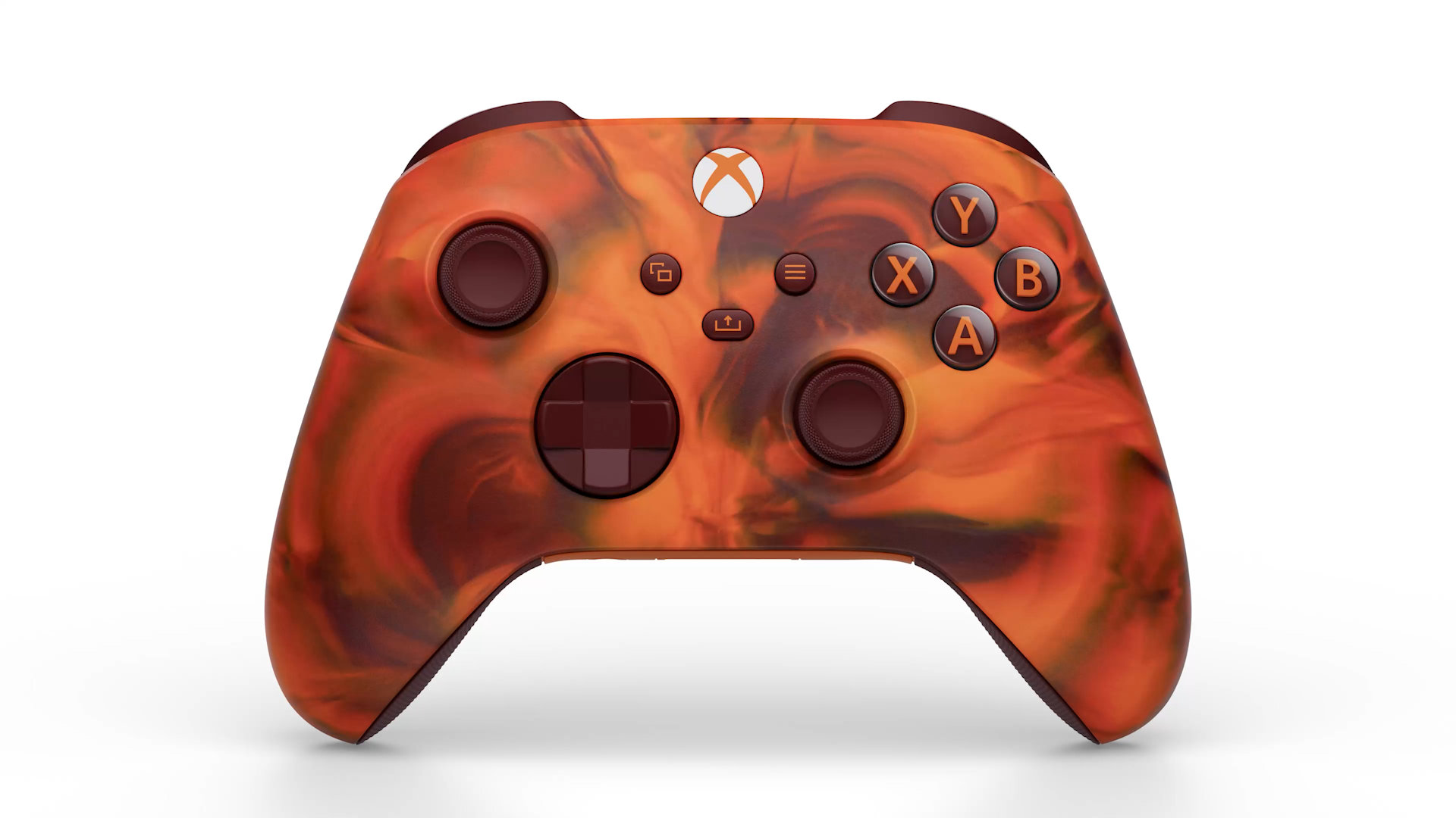 Xbox Wireless Controller – Fire Vapor Special Edition: 360-Grad-Ansicht zum Drehen.