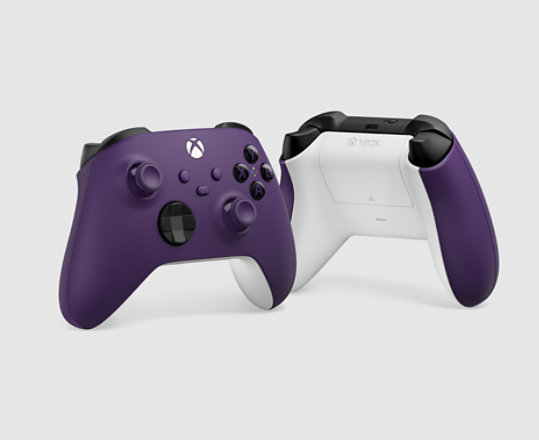 Vues avant et arrière de la manette sans fil Xbox