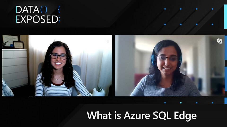 A screenshot from the Data Exposed video titled What is Azure SQL Edge.