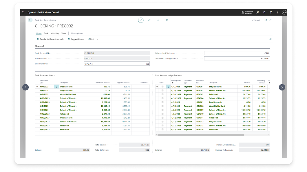 A window showing azure billing and receivables dashboard.