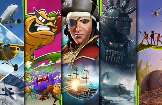 Immagini di vari giochi per Xbox.
