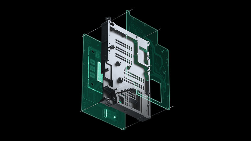 Composant du châssis du dissipateur thermique de la console Xbox Series X