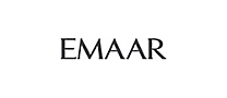 Logo with the word "EMAAR" in capital letters.