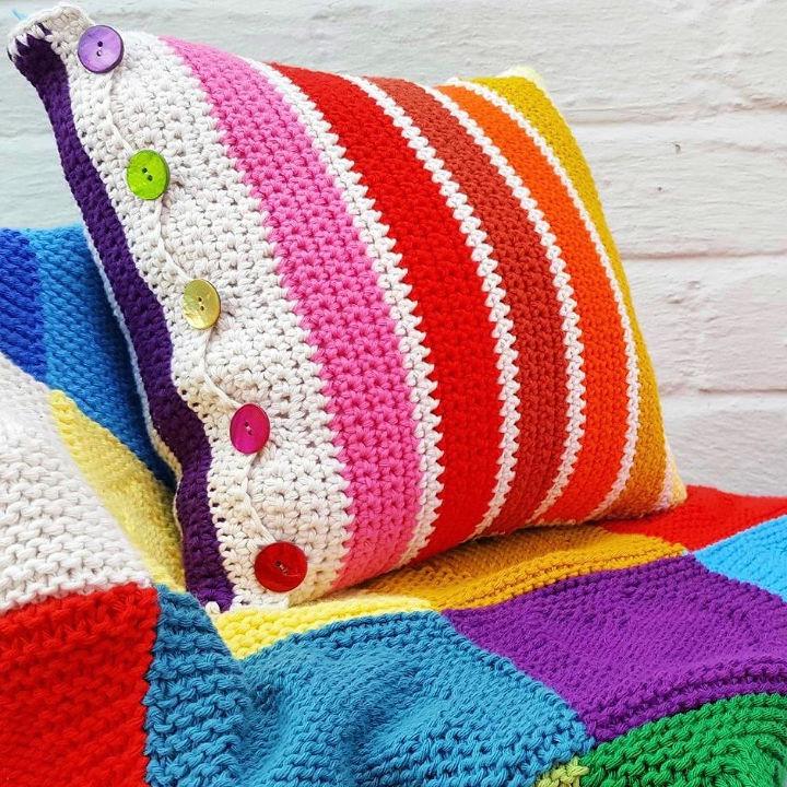 The Oddments Crochet Cushion