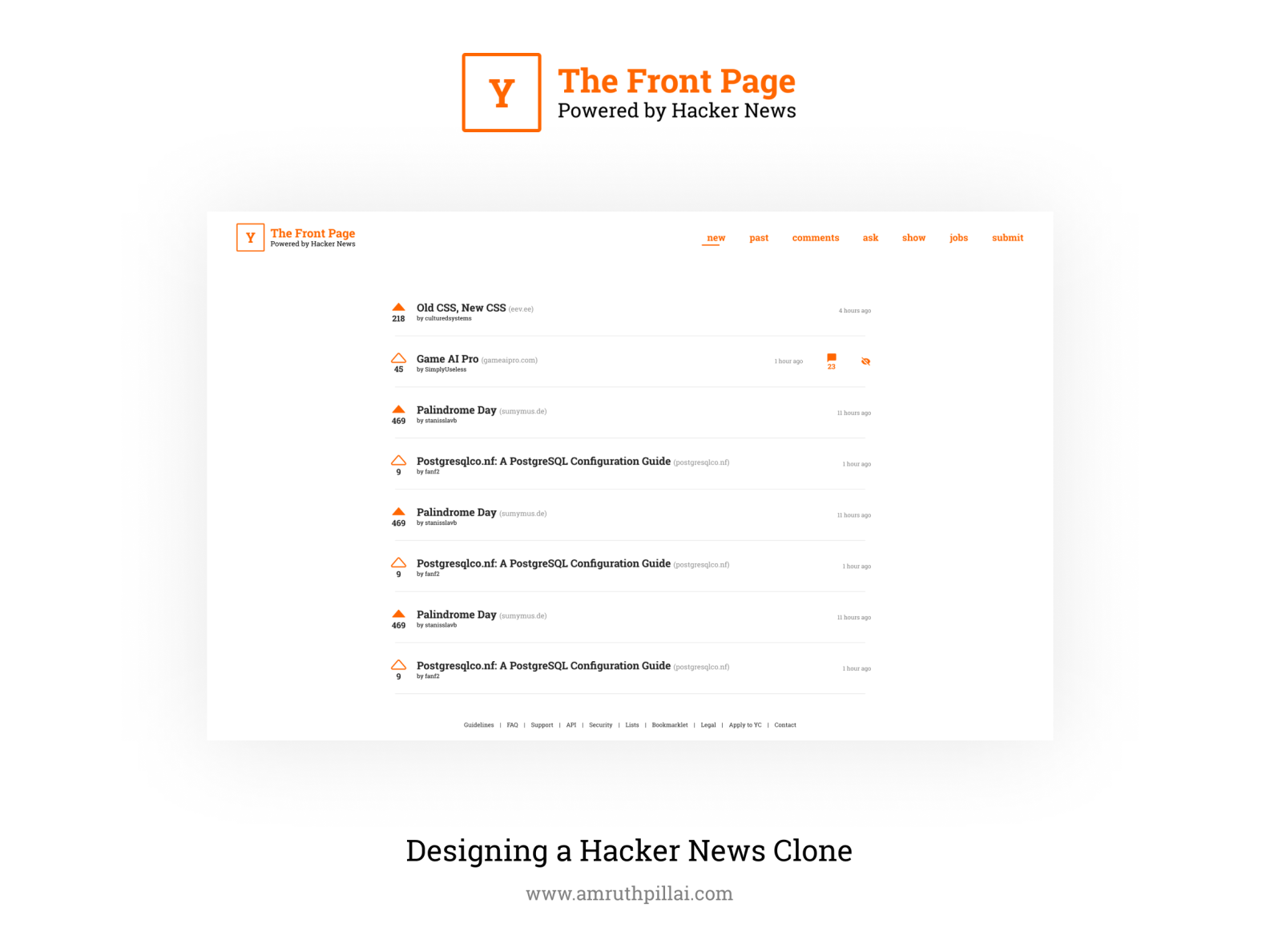 Hacker News Redesign