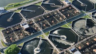 Wastewater treatment facility in Houston, Texas