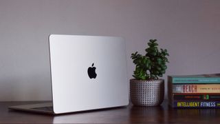 The Apple M3 MacBook Air on a desk