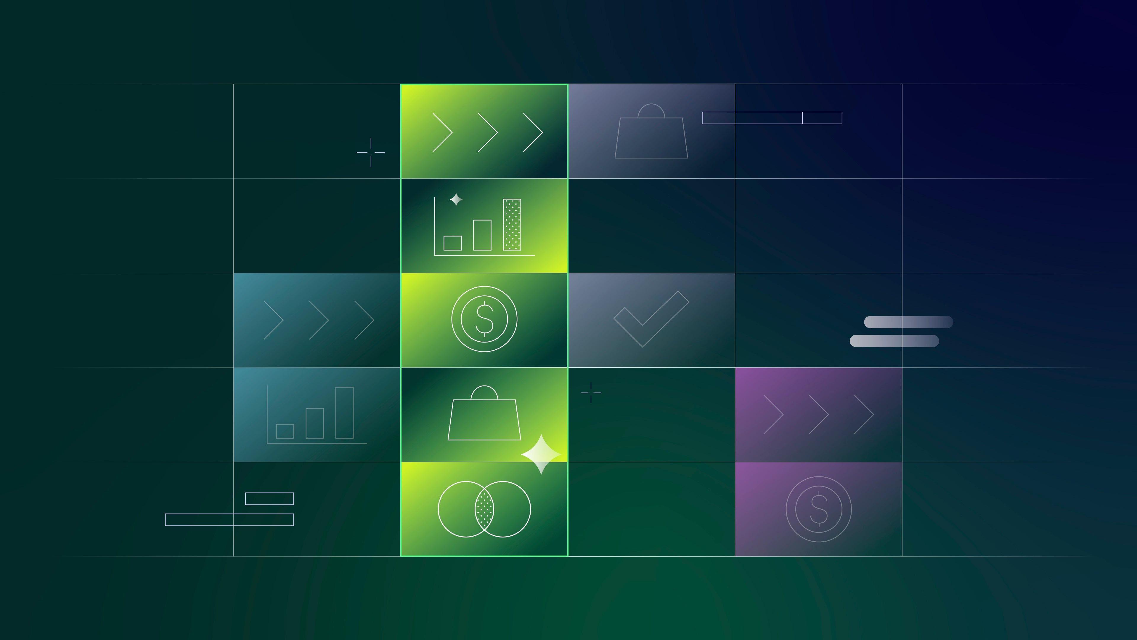 image of a grid that helps you choose enterprise software