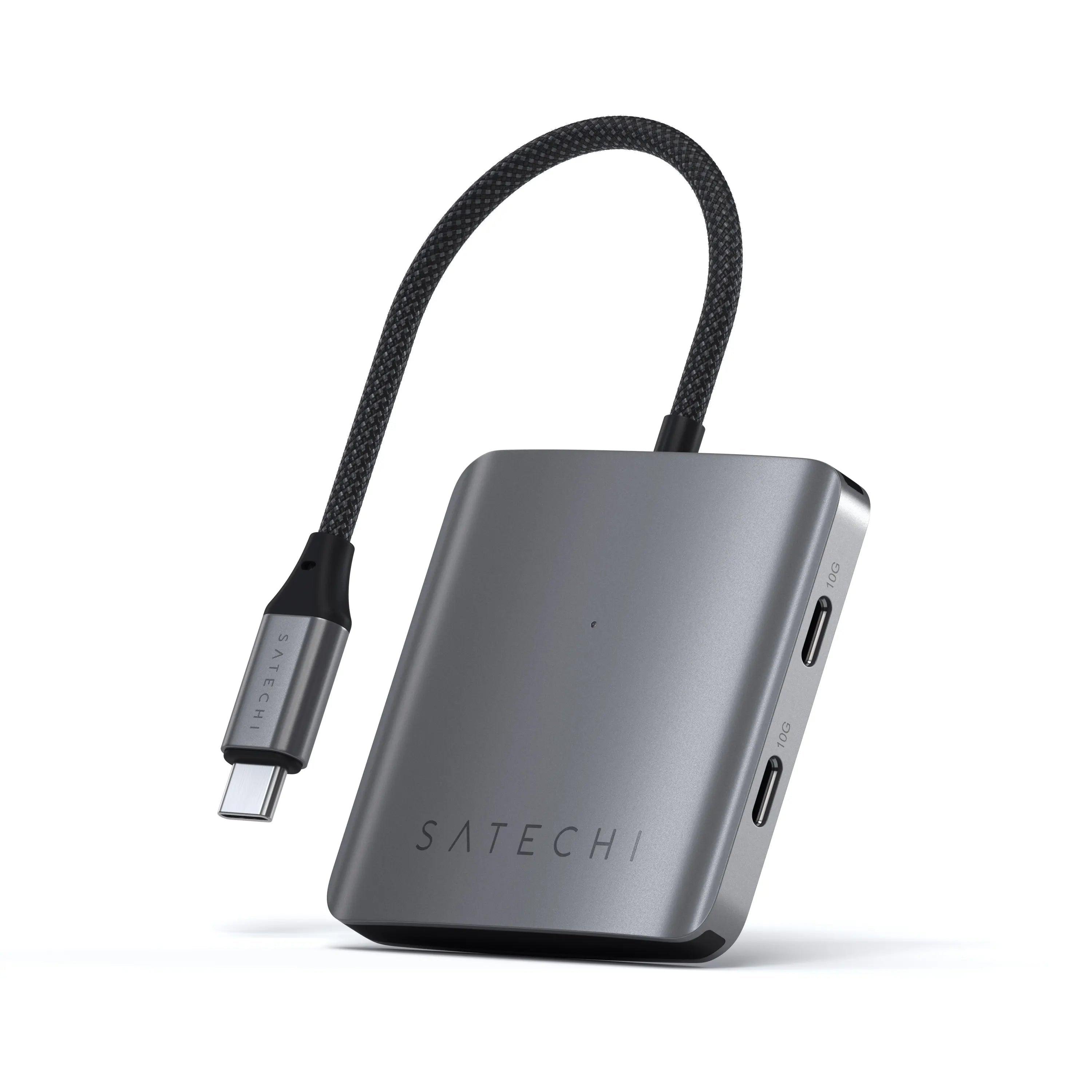 4-Port USB-C Hub with PD Satechi Space Grey 