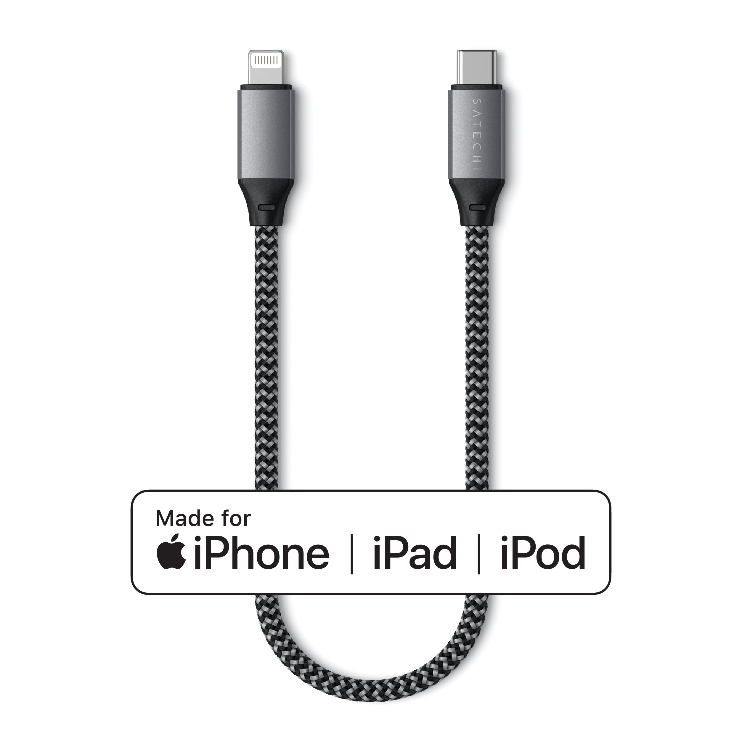 USB-C to Lightning Cable - 10 Inches Cables Satechi 