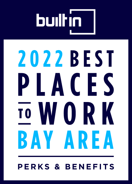 Lob Award - Built In 2022 Best Places to Work Bay Area