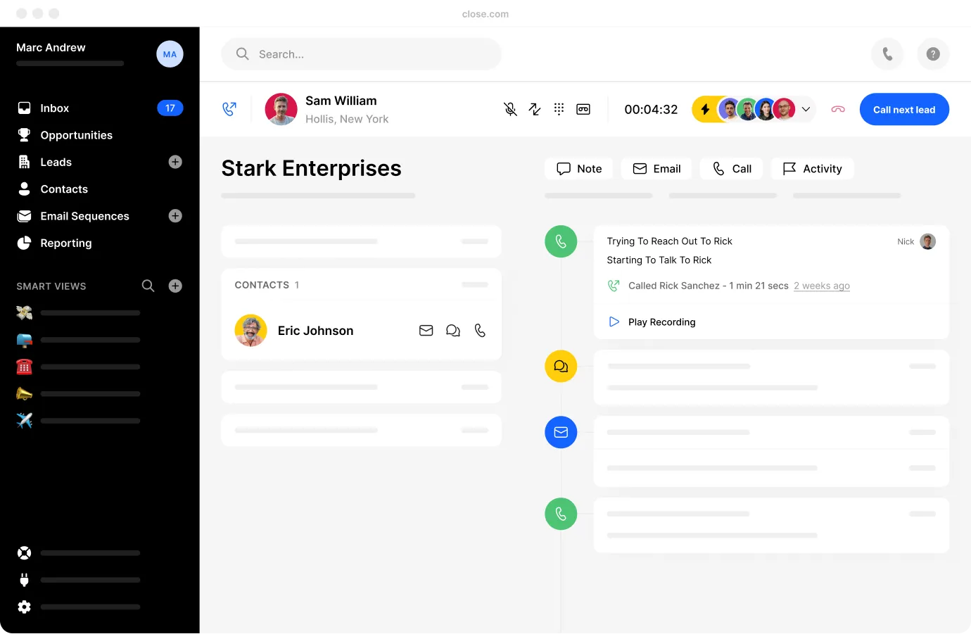 company communications workflow example