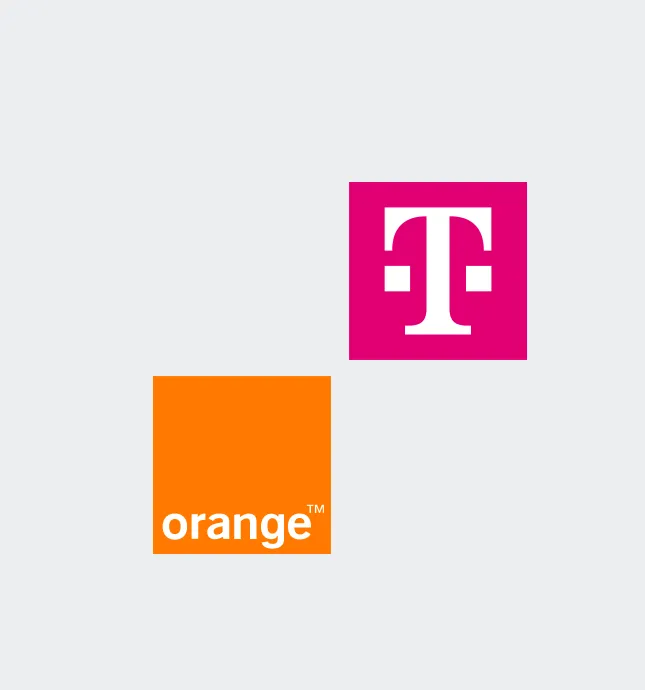 T-Mobile and Orange Logos