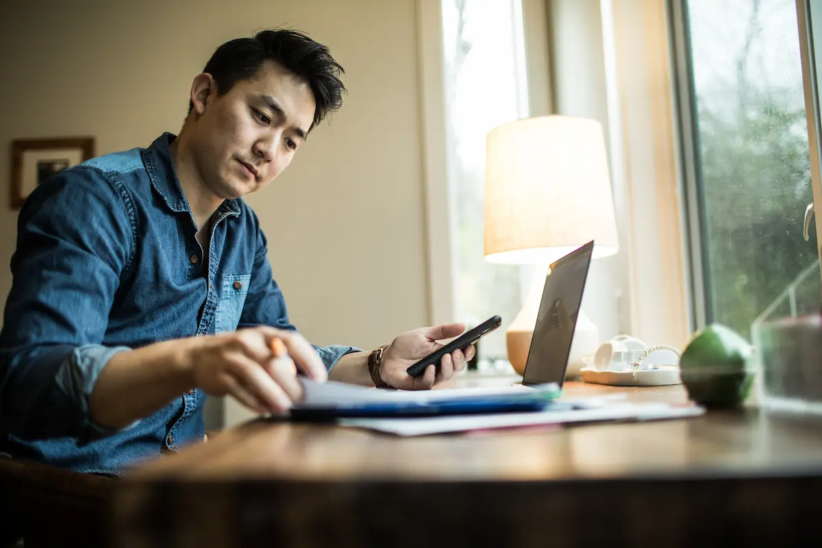 Man on laptop