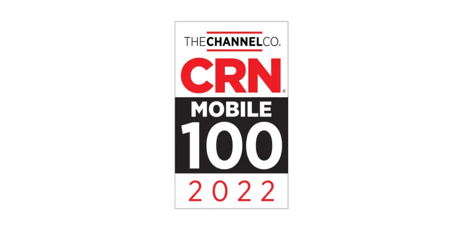 CRN Mobile 100 2022 award logo.