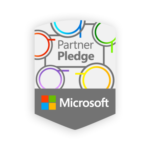 Microsoft Partner pledge badge