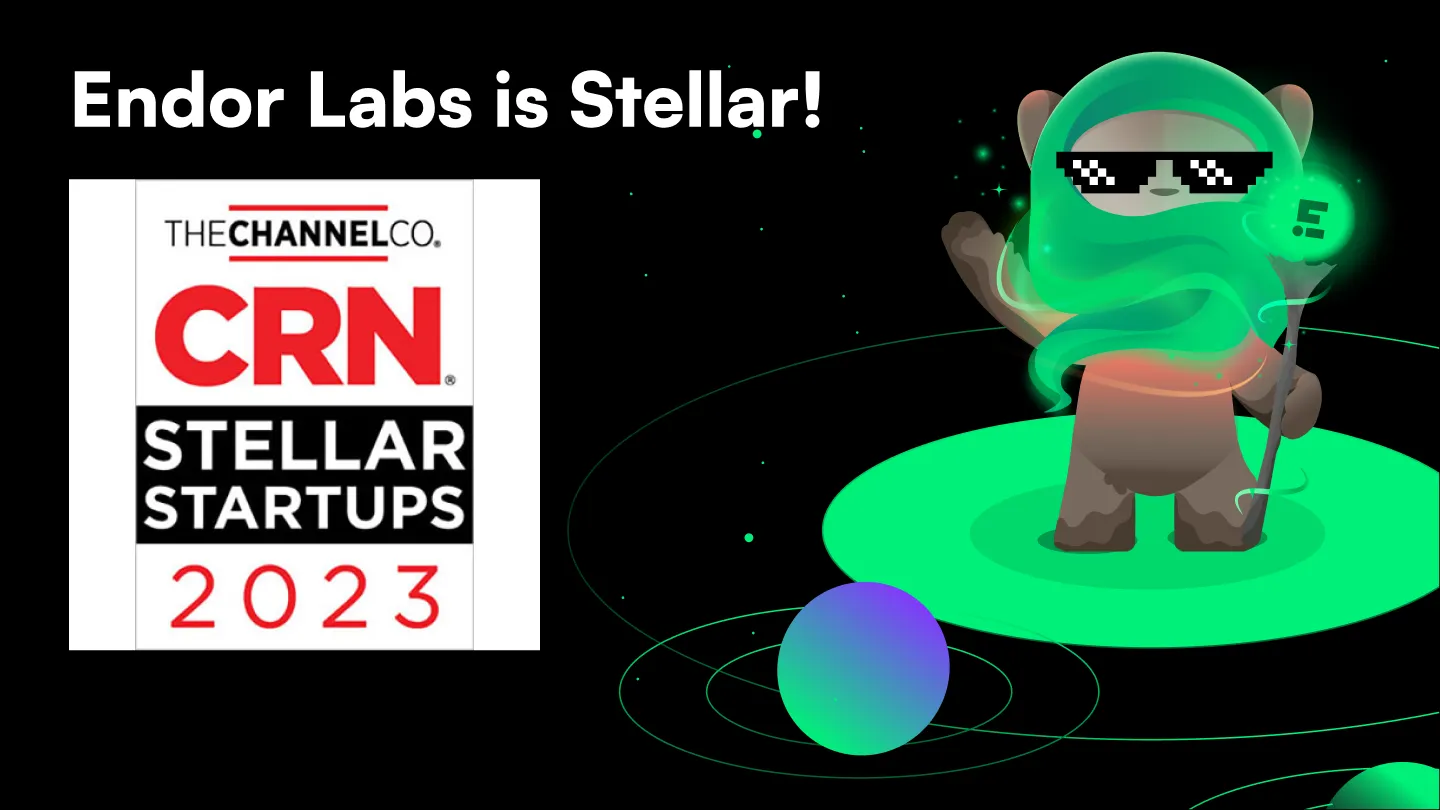 Endor Labs is a CRN 2023 Stellar Startup!