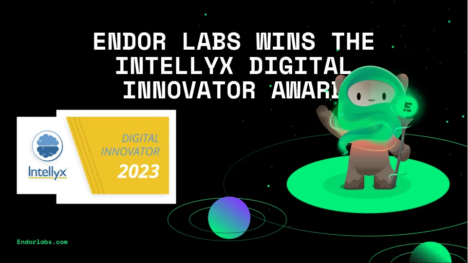 Endor Labs Wins Intellyx Digital Innovation Award