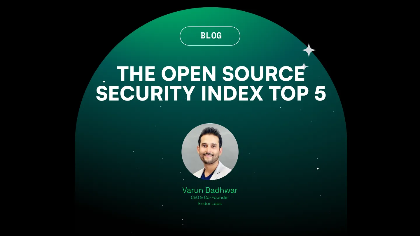 The Open Source Security Index Top 5