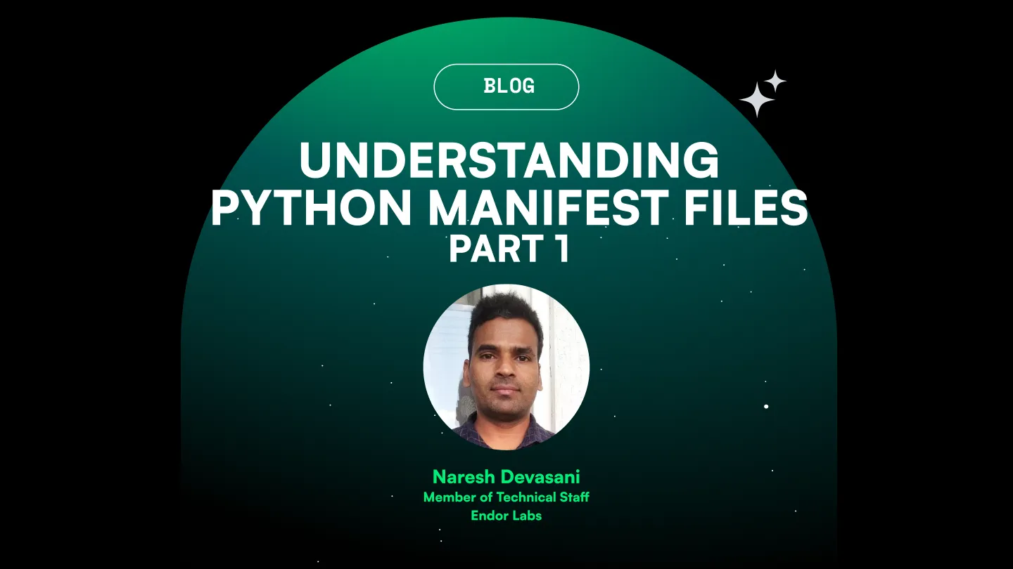 Understanding Python Manifest Files: Part 1