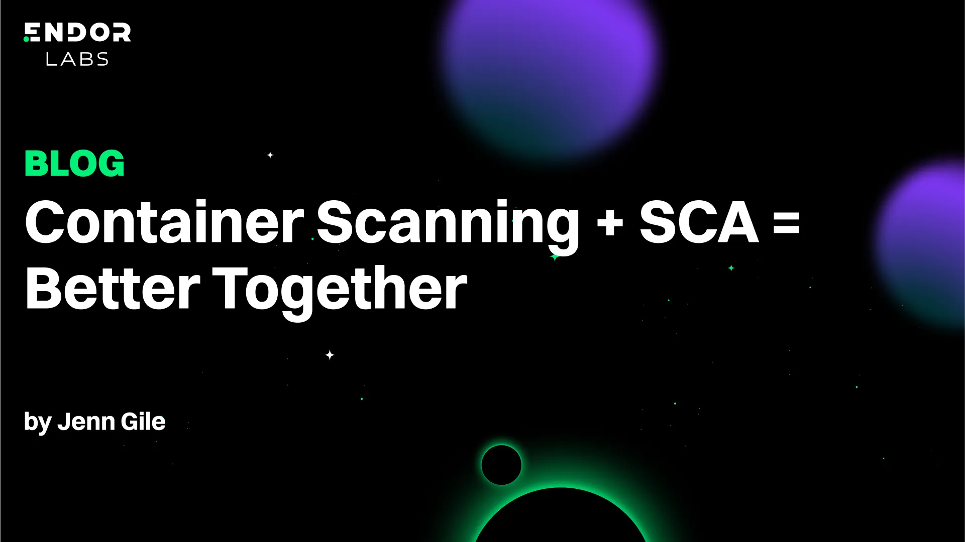Container Scanning + SCA = Better Together