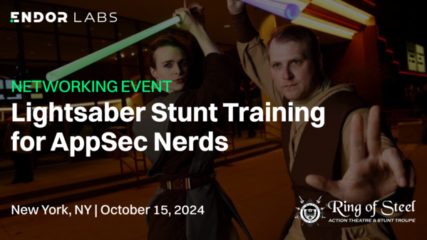 Lightsaber Stage Combat Training for AppSec Nerds - New York