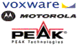 Voxware, Motorola, and PEAK Technologies