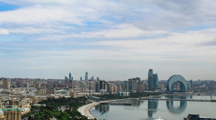 City view of Baku, Azerbaijan