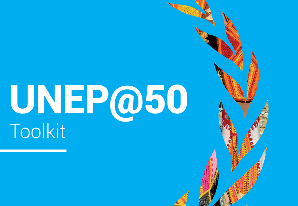 UNEP@50 toolkit cover page