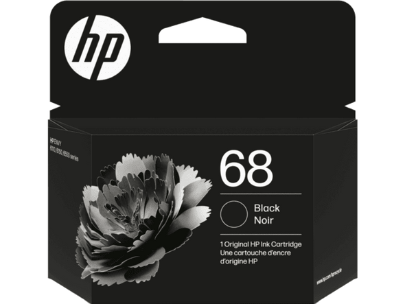 HP #68 Black Ink 7FP21TA