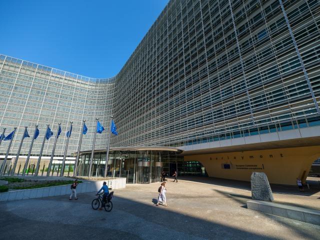 Entrance to the Berlaymont building