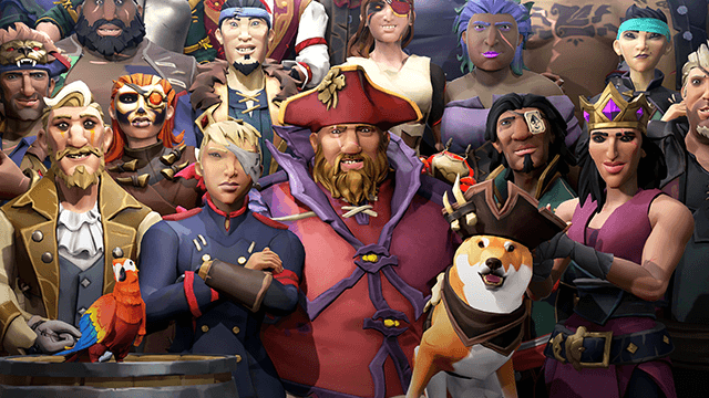 All characters from the Sea of Thieves game.