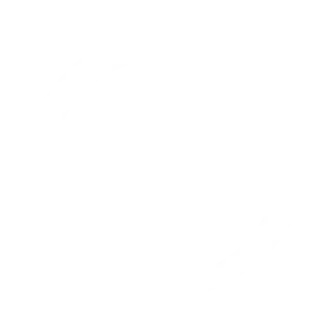 White hand drawn circle