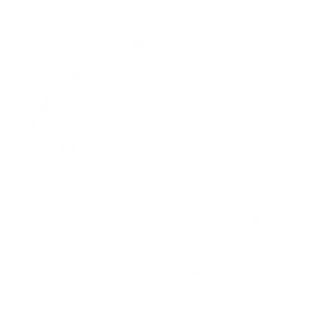 White hand drawn circle