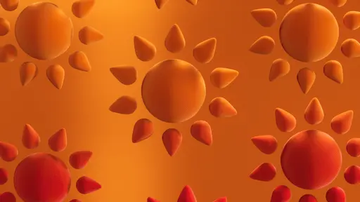 3D suns background