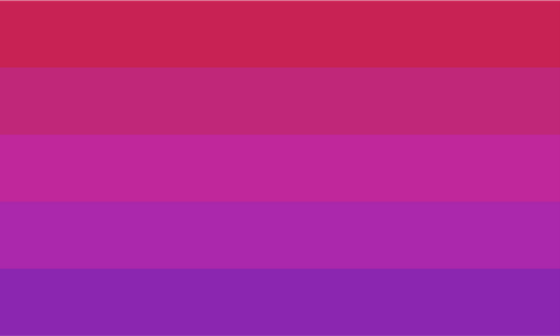 Aceflux flag sticker, LGBTQ+ pride and awareness and inclusivity.