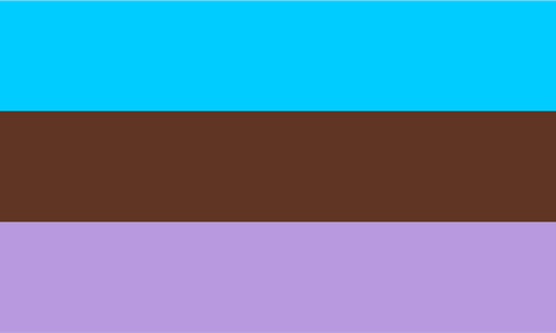 Androsexual flag sticker, LGBTQ+ pride and awareness and inclusivity.