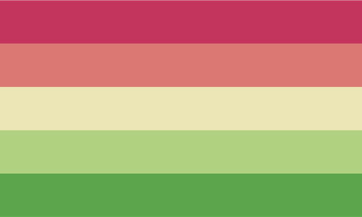 Aroflux flag sticker, LGBTQ+ pride and awareness and inclusivity.