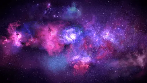 Gas clouds in space