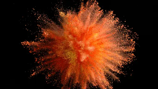 Particle explosion animation