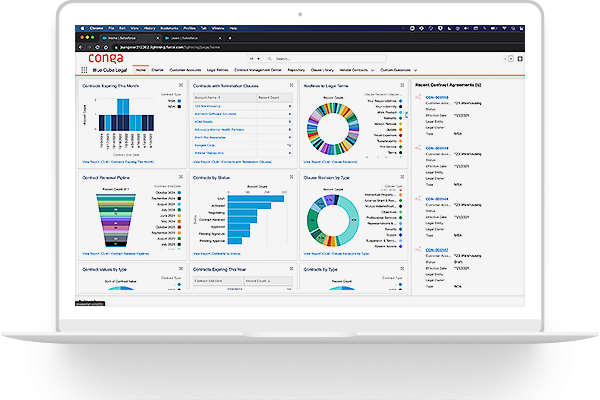 Conga contract lifecycle management solution