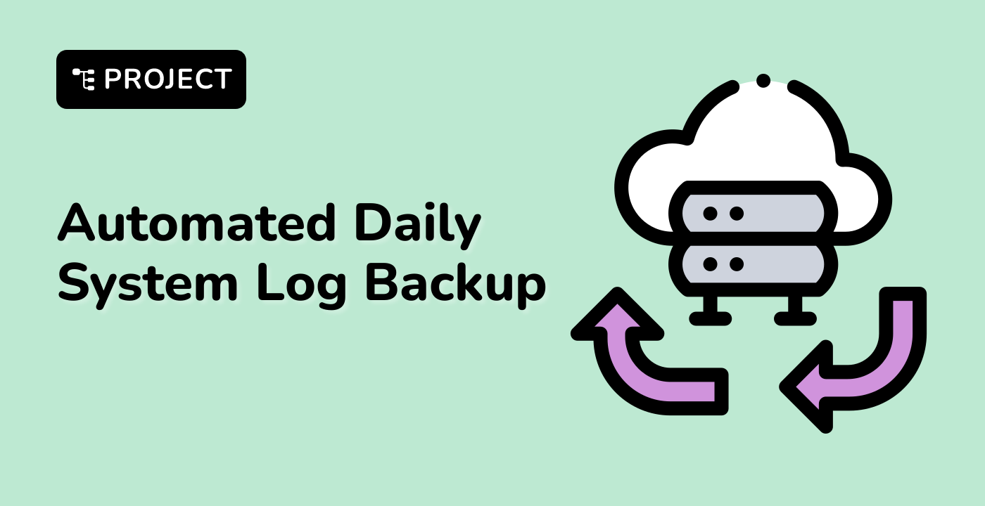 Automated Daily System Log Backup