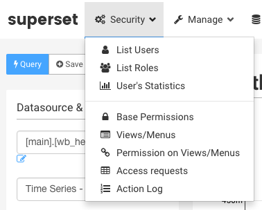 superset-security-menu